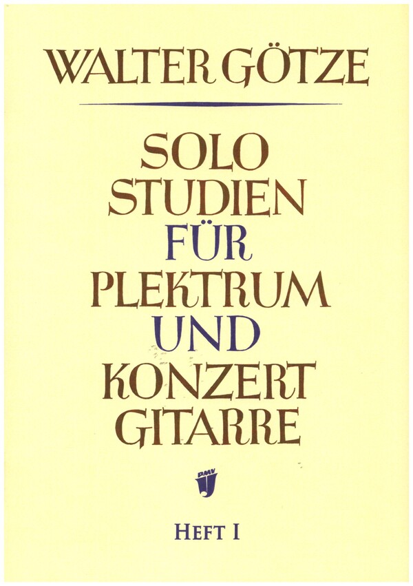 Solostudien Band 1 für