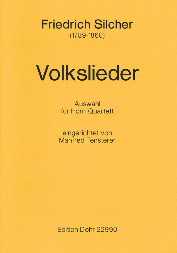 Volkslieder für 4 hörner