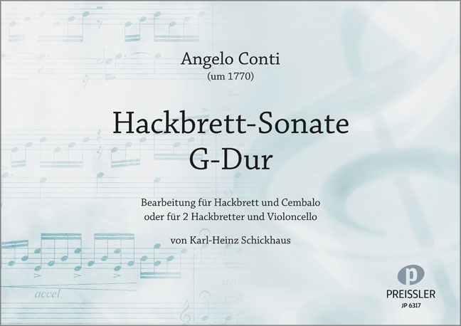 Sonate G-Dur für Hackbrett und