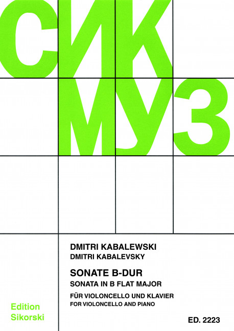 Sonate op.71 für Violoncello