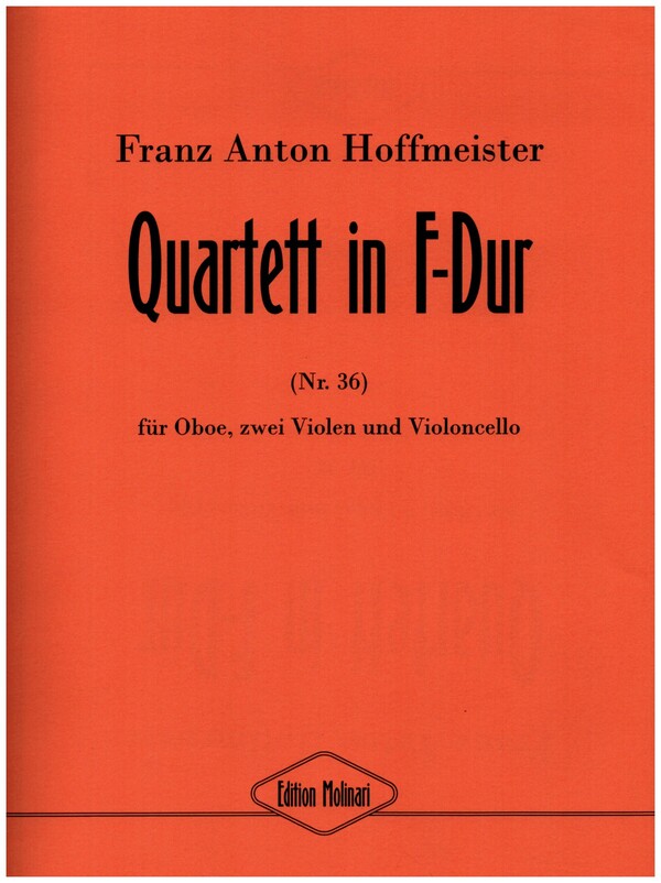 Quartett F-Dur Nr.36 für Oboe,