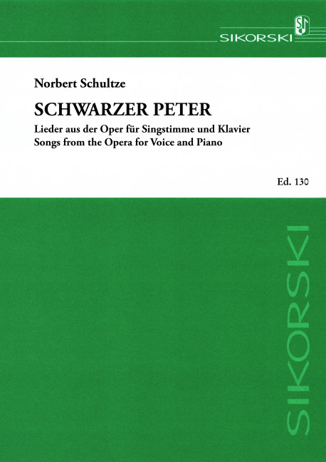 Schwarzer Peter Lieder aus der Oper