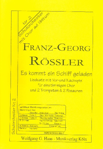 Es kommt ein Schiff geladen