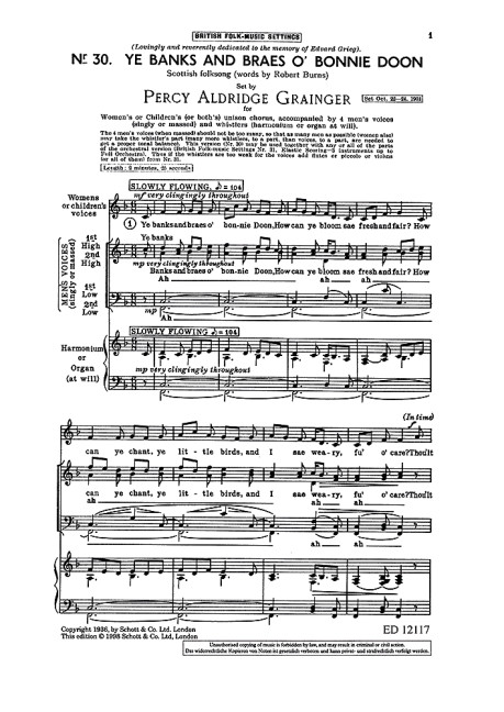 Ye banks and braes o' Bonnie Doon