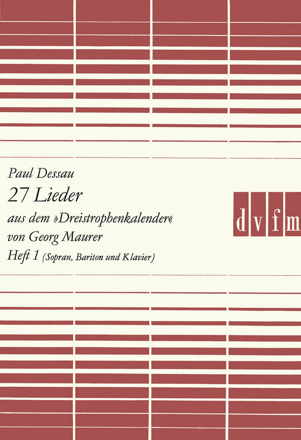 27 Lieder aus dem Dreistrophenkalender Band 1 (Nr.1-9)