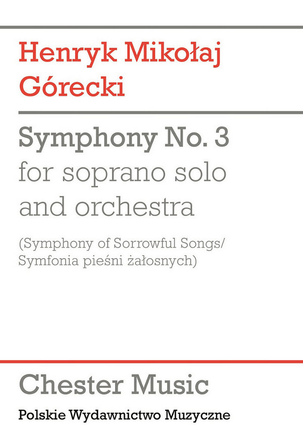 Symphony no.3 op.36 for soprano