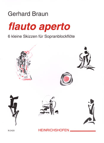 Flauto aperto 6 kleine Skizzen