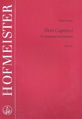 3 Capricci für Mandoline und