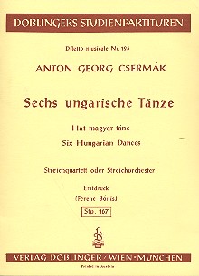 6 UNGARISCHE TAENZE FUER