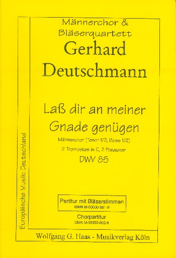 Lass dir an meiner Gnade genügen DWV85