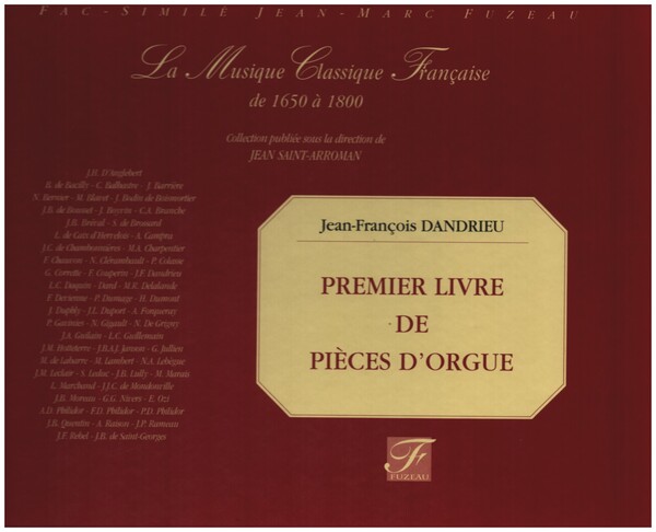 Premier Livre de Pièces d'Orgue