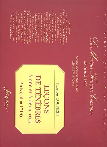 Lecons de tenèbres a une et à