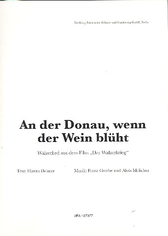 An der Donau wenn der Wein blüht: