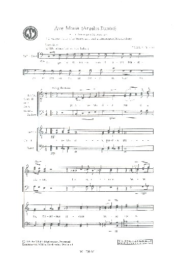 Ave Maria für Männerchor