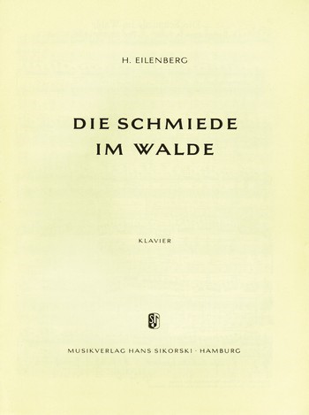 Die Schmiede im Walde