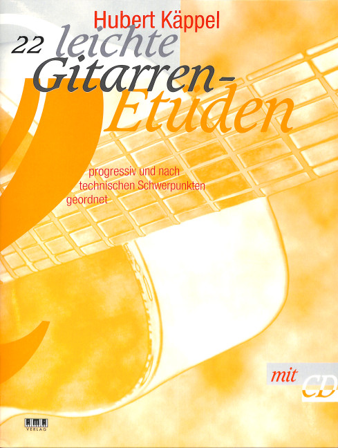 22 leichte Gitarrenetüden (+CD)