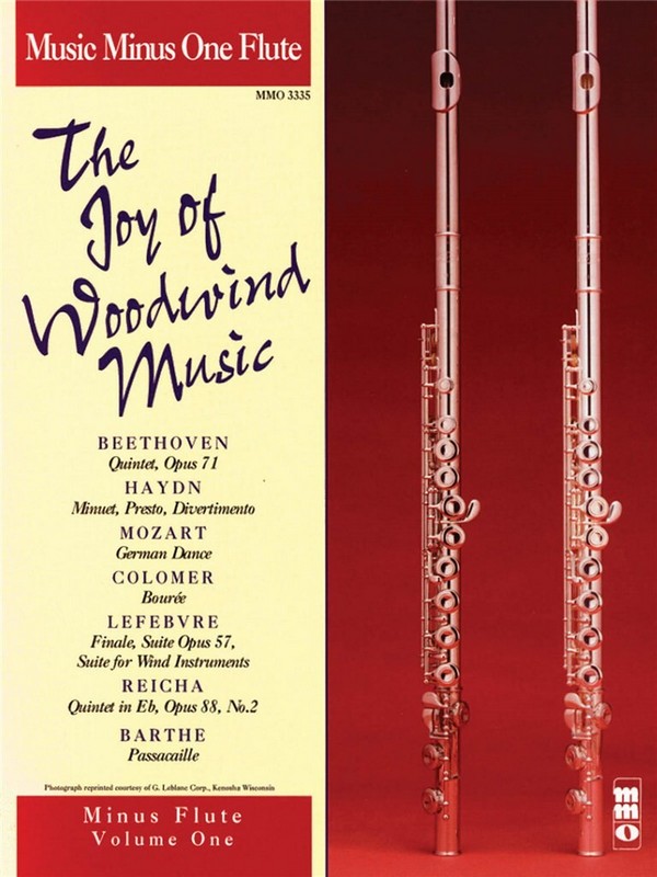 MUSIC MINUS ONE FLUTE THE JOY