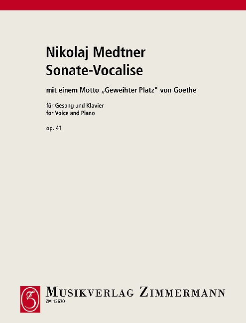 Sonate-Vocalise op.41 für
