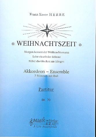 Weihnachtszeit für Akkordeon-