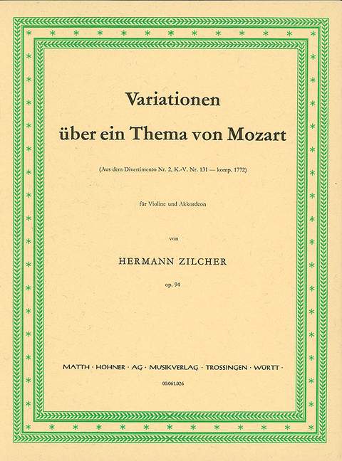 Variationen über ein Thema von Mozart (aus KV131) op.94