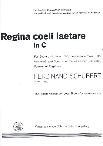 Regina coeli laetare C-Dur