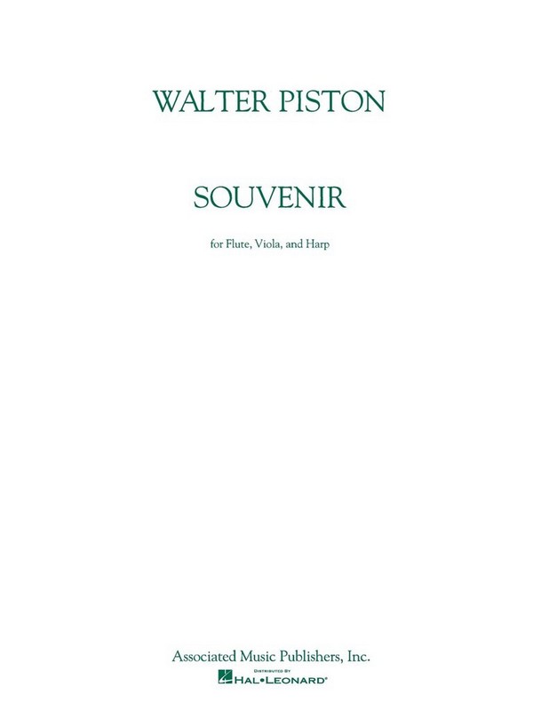 SOUVENIR FOR FLUTE, VIOL AND HARP