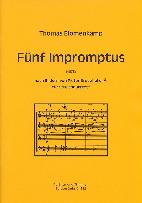 5 Impromptus nach Bildern von Pieter