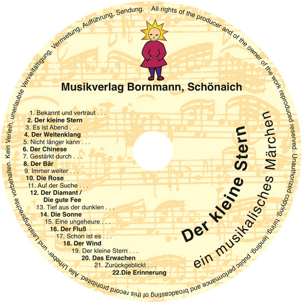 Der kleine Stern CD mit Chor und Orchester