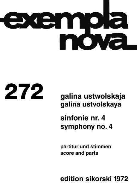 Sinfonie Nr.4 für Alt, Trompete,