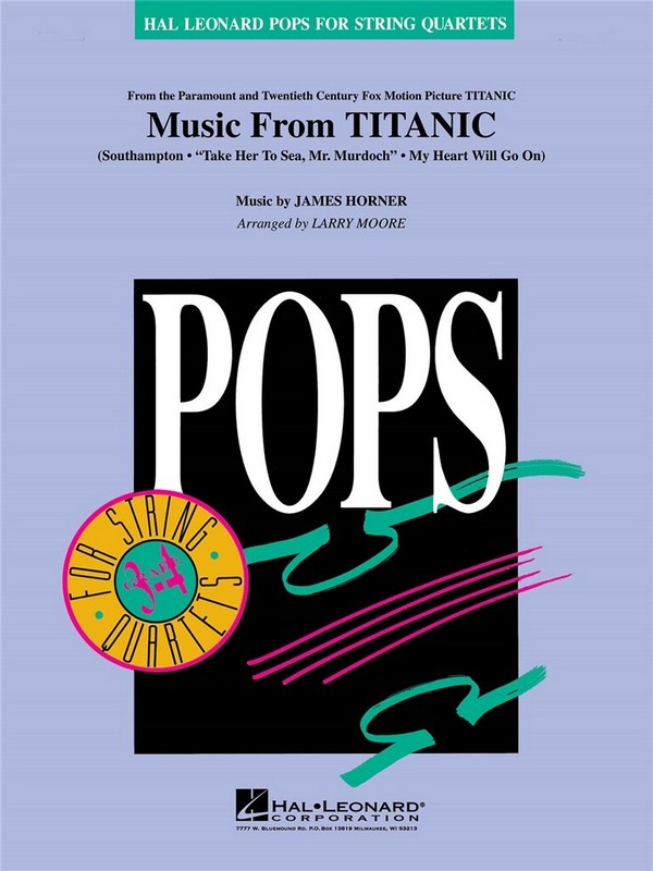 Music from Titanic: for string quartet