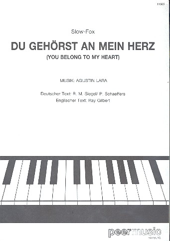 Du gehörst an mein Herz