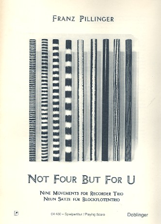 Not four but for U für 3 Blockflöten (TBB)
