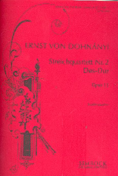 String quartet D flat major no.2 op.15