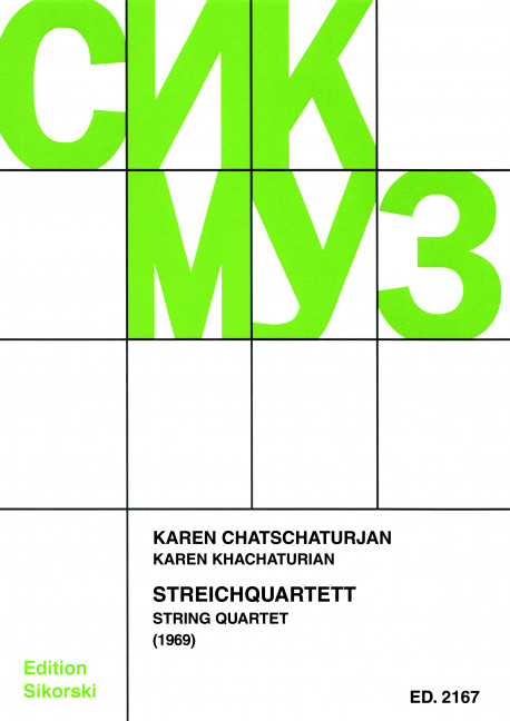 STREICHQUARTETT (1969),  STIMMEN