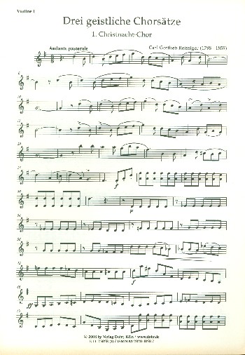 3 geistliche Chorsätze für gem