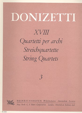 Streichquartett c-Moll Nr.3