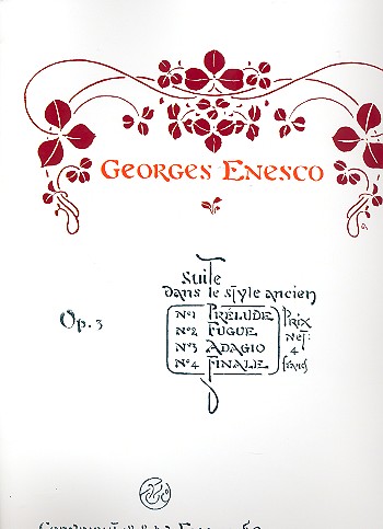 Suite op.3 dans le style ancien 