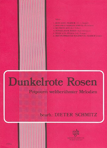Dunkelrote Rosen Potpourri