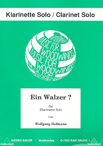 Ein Walzer für Klarinette solo