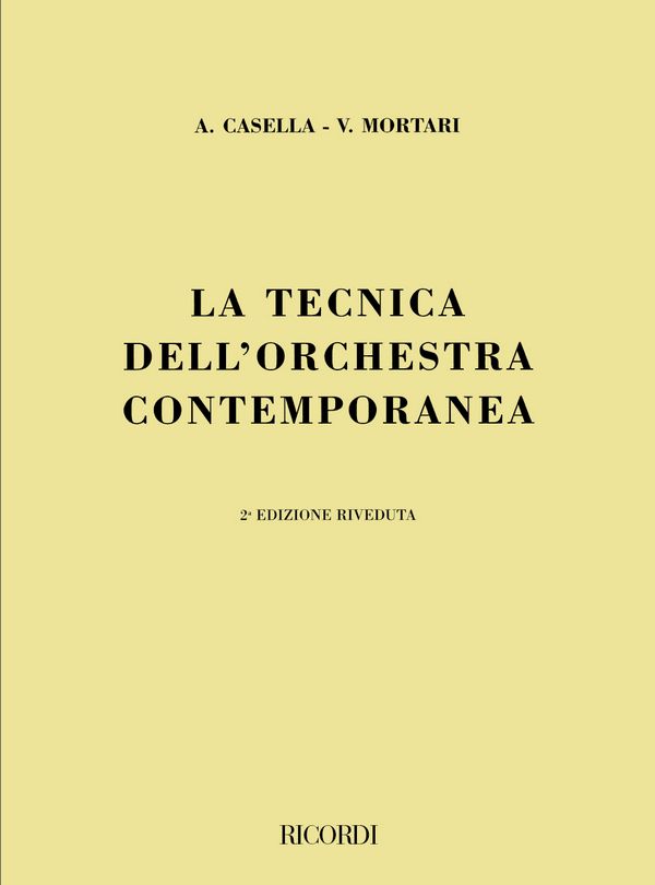 LA TECNICA DELL'ORCHESTRA CONTEM-