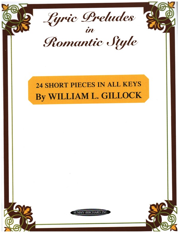 Lyric Preludes in romantic Style