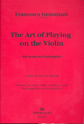 The Art of Playing on the Violin