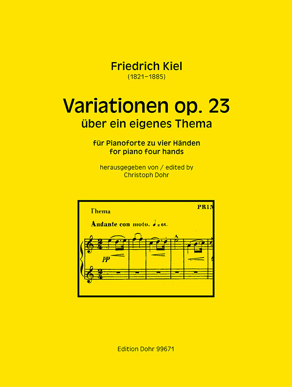 Variationen über ein eigenes Thema op.23
