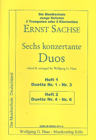 6 konzertante Duos Band 2 (Nr.4-6)