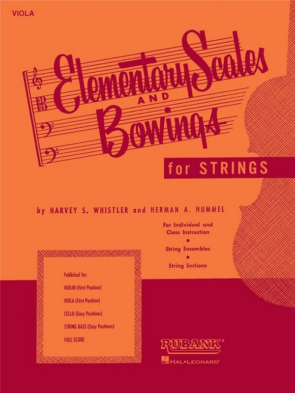 Elementary Scales and Bowings