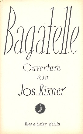 Bagatelle: Ouvertüre für