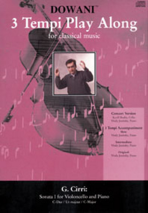 3 tempi Playalong CD Sonata no.1