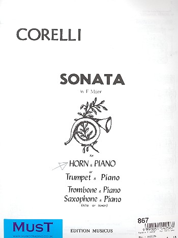 Sonata f major for horn and piano