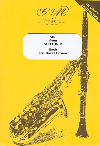AIR FROM SUITE D MAJOR FOR 4 SAXO-