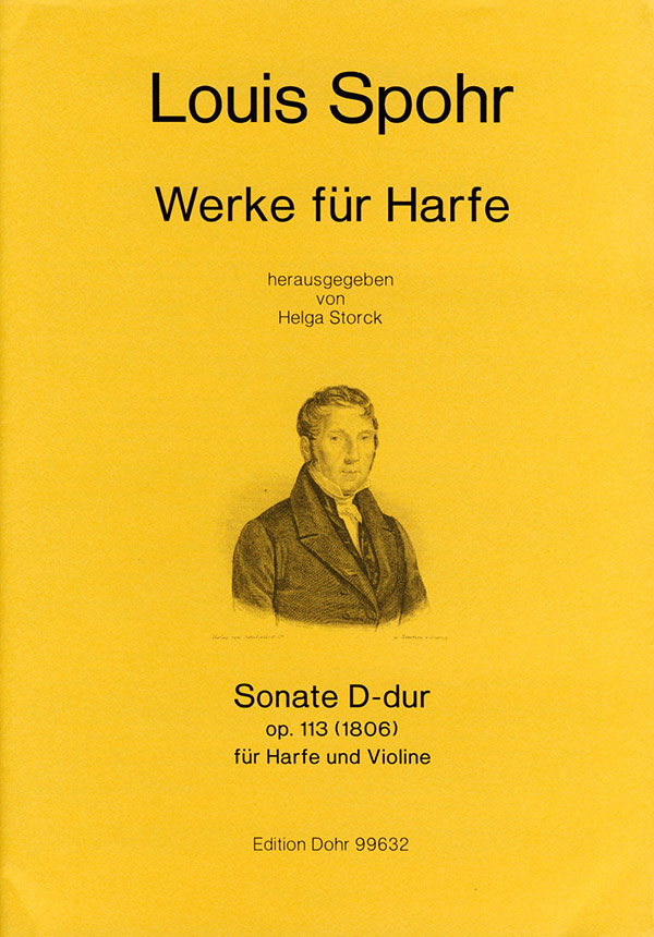 Sonate D-Dur op.113 für Harfe und